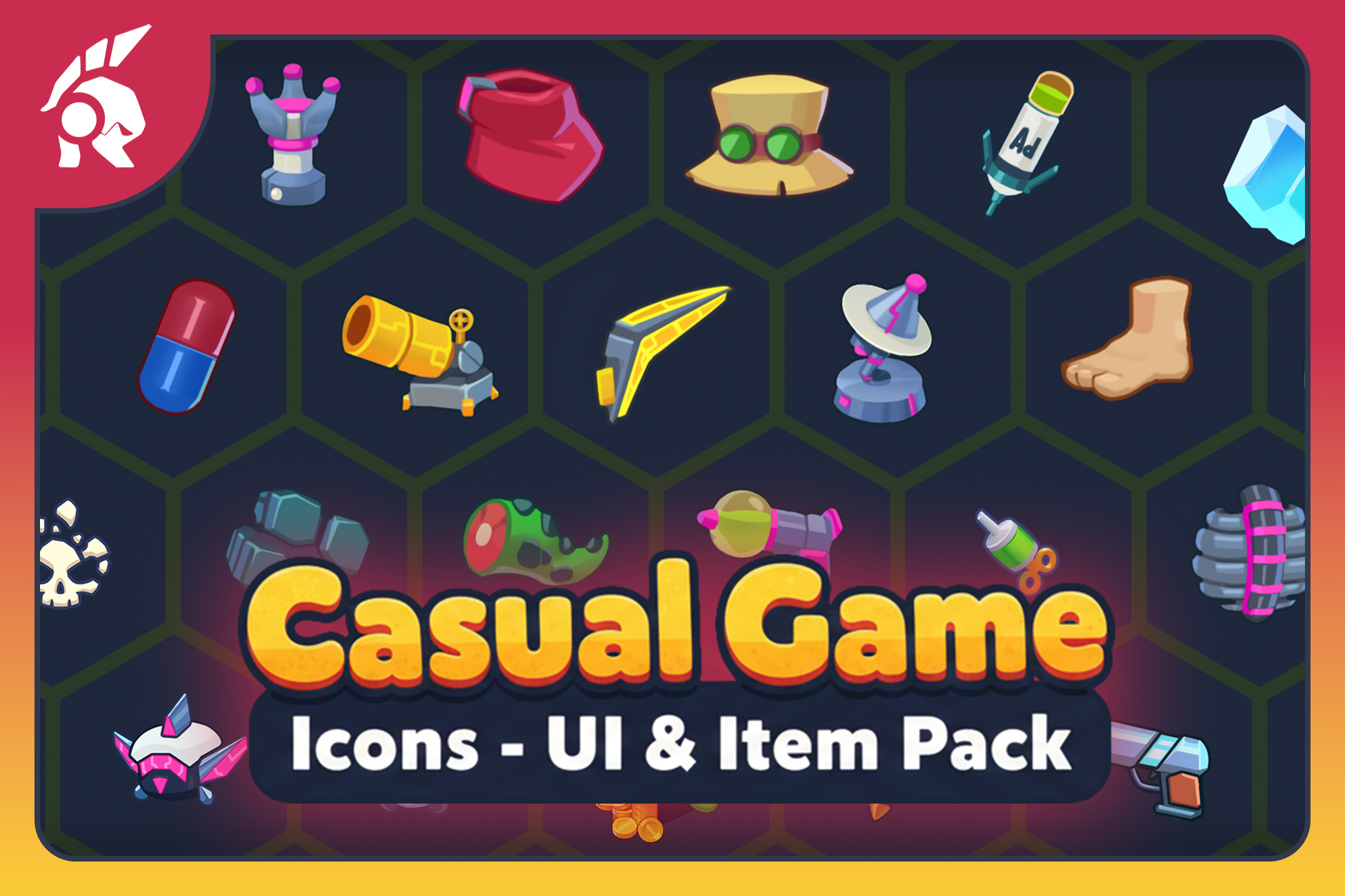 Casual Game Icons – UI & Item Pack
